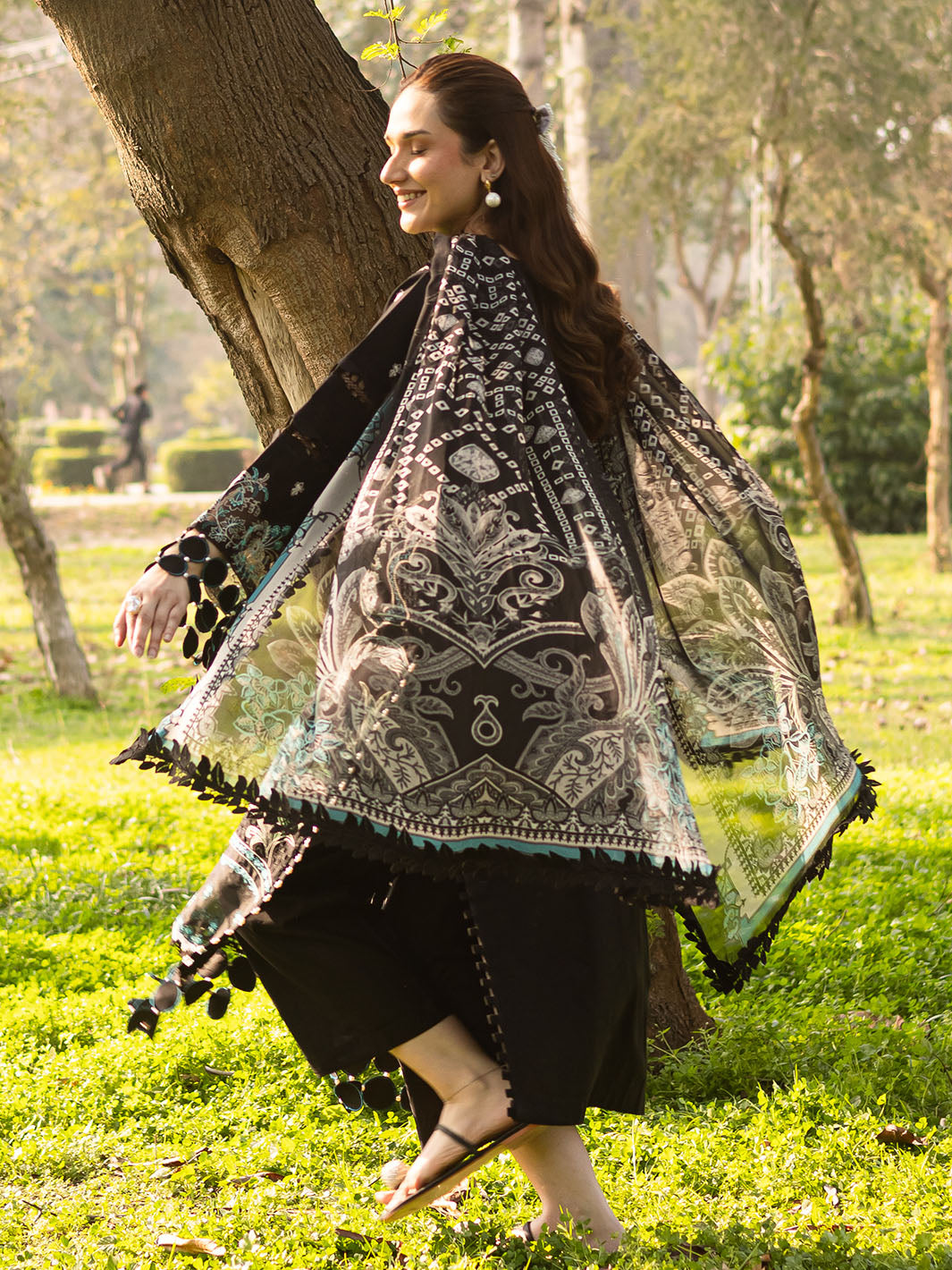 Parishay | Shangrila Luxury Lawn | SHR - 02 by Parishay - Designer Dress - Type: Ladies Clothes - Available at Libayah - 100% Original