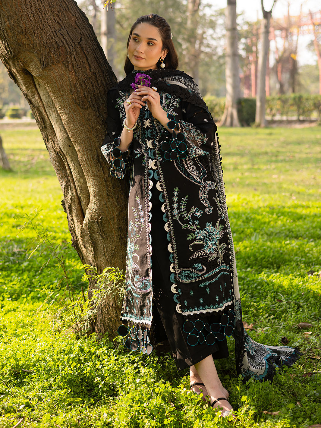 Parishay | Shangrila Luxury Lawn | SHR - 02 by Parishay - Designer Dress - Type: Ladies Clothes - Available at Libayah - 100% Original