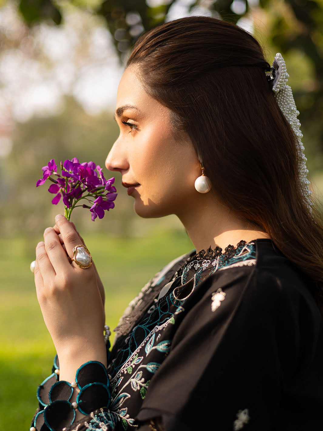 Parishay | Shangrila Luxury Lawn | SHR - 02 by Parishay - Designer Dress - Type: Ladies Clothes - Available at Libayah - 100% Original