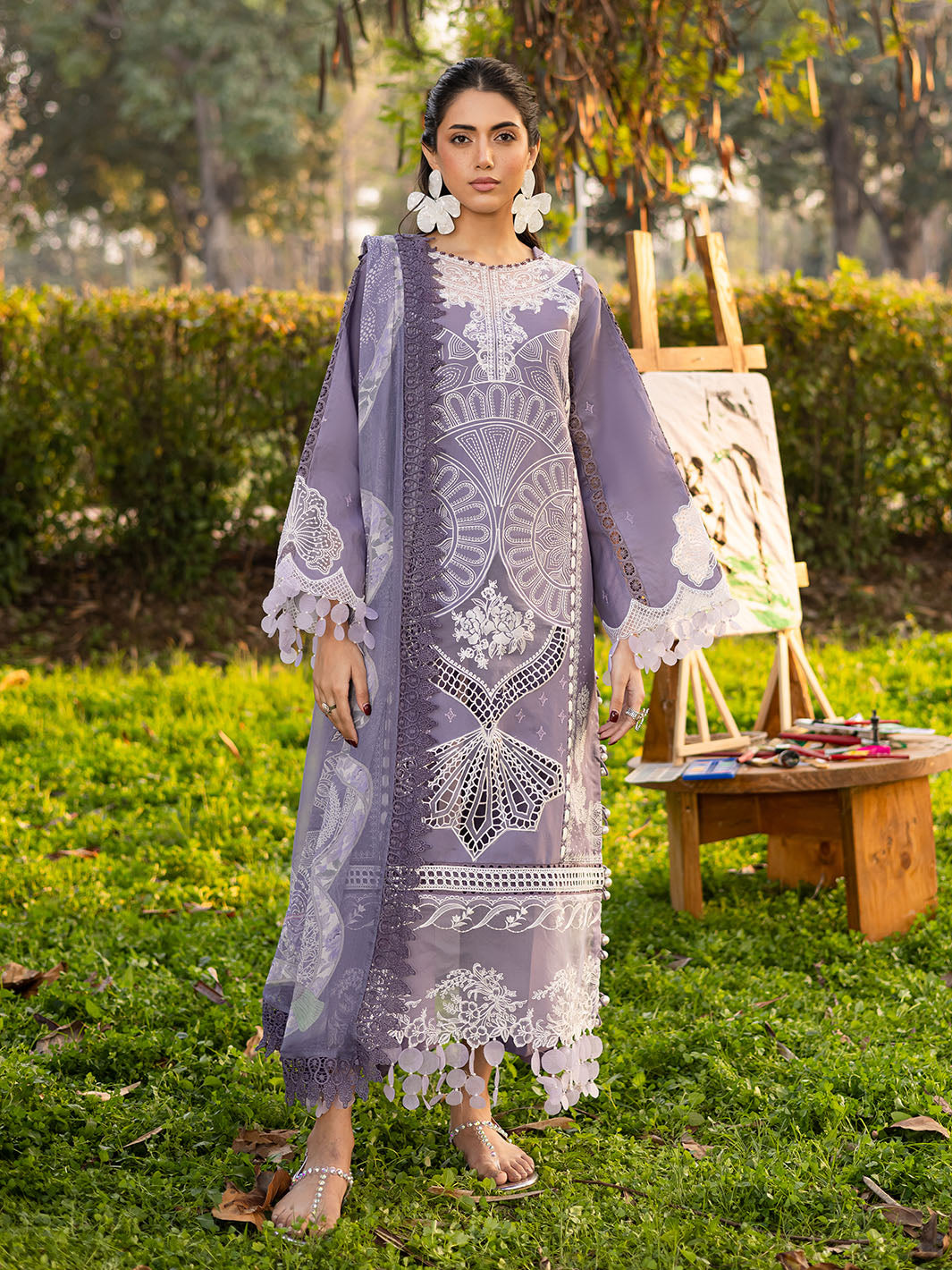 Parishay | Shangrila Luxury Lawn | SHR - 03 by Parishay - Designer Dress - Type: Ladies Clothes - Available at Libayah - 100% Original