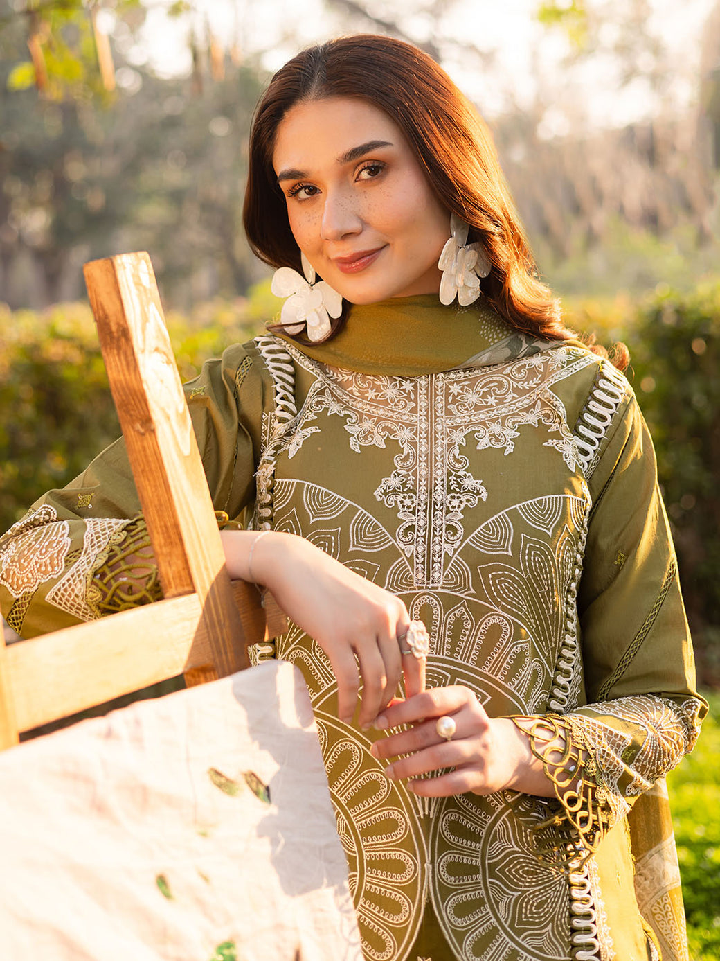 Parishay | Shangrila Luxury Lawn | SHR - 04 by Parishay - Designer Dress - Type: Ladies Clothes - Available at Libayah - 100% Original