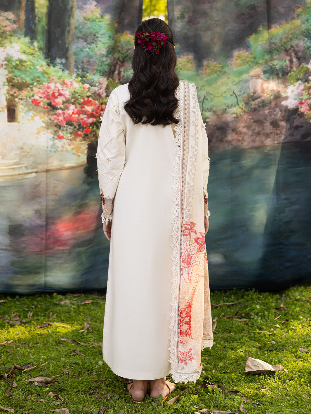 Parishay | Shangrila Luxury Lawn | SHR - 07 by Parishay - Designer Dress - Type: Ladies Clothes - Available at Libayah - 100% Original