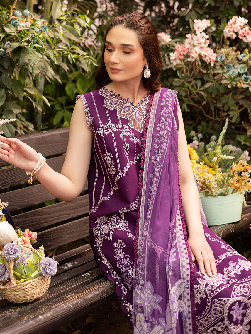 Parishay | Shangrila Luxury Lawn | SHR - 08 by Parishay - Designer Dress - Type: Ladies Clothes - Available at Libayah - 100% Original