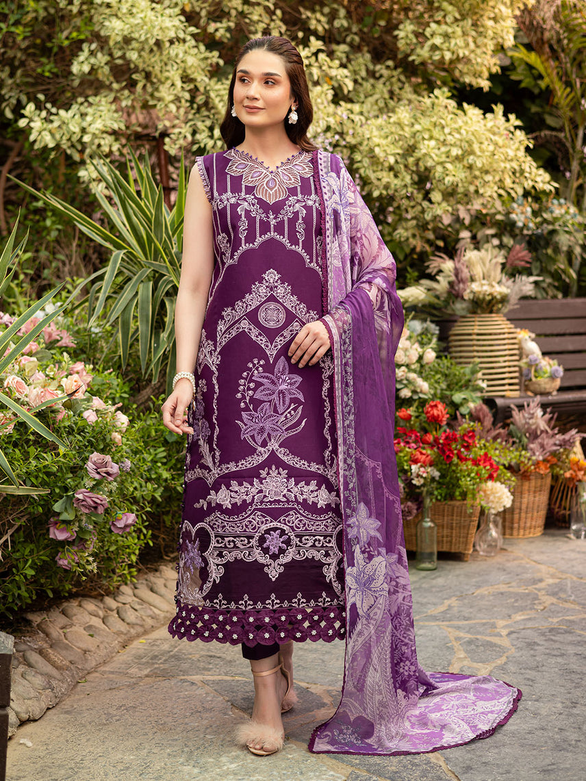Parishay | Shangrila Luxury Lawn | SHR - 08 by Parishay - Designer Dress - Type: Ladies Clothes - Available at Libayah - 100% Original