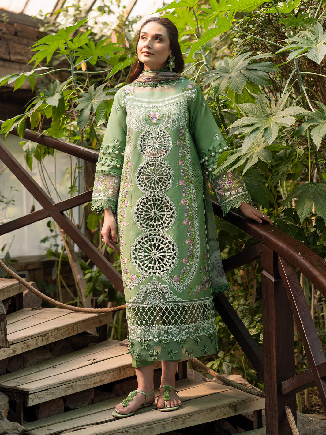 Parishay | Shangrila Luxury Lawn | SHR - 10 by Parishay - Designer Dress - Type: Ladies Clothes - Available at Libayah - 100% Original