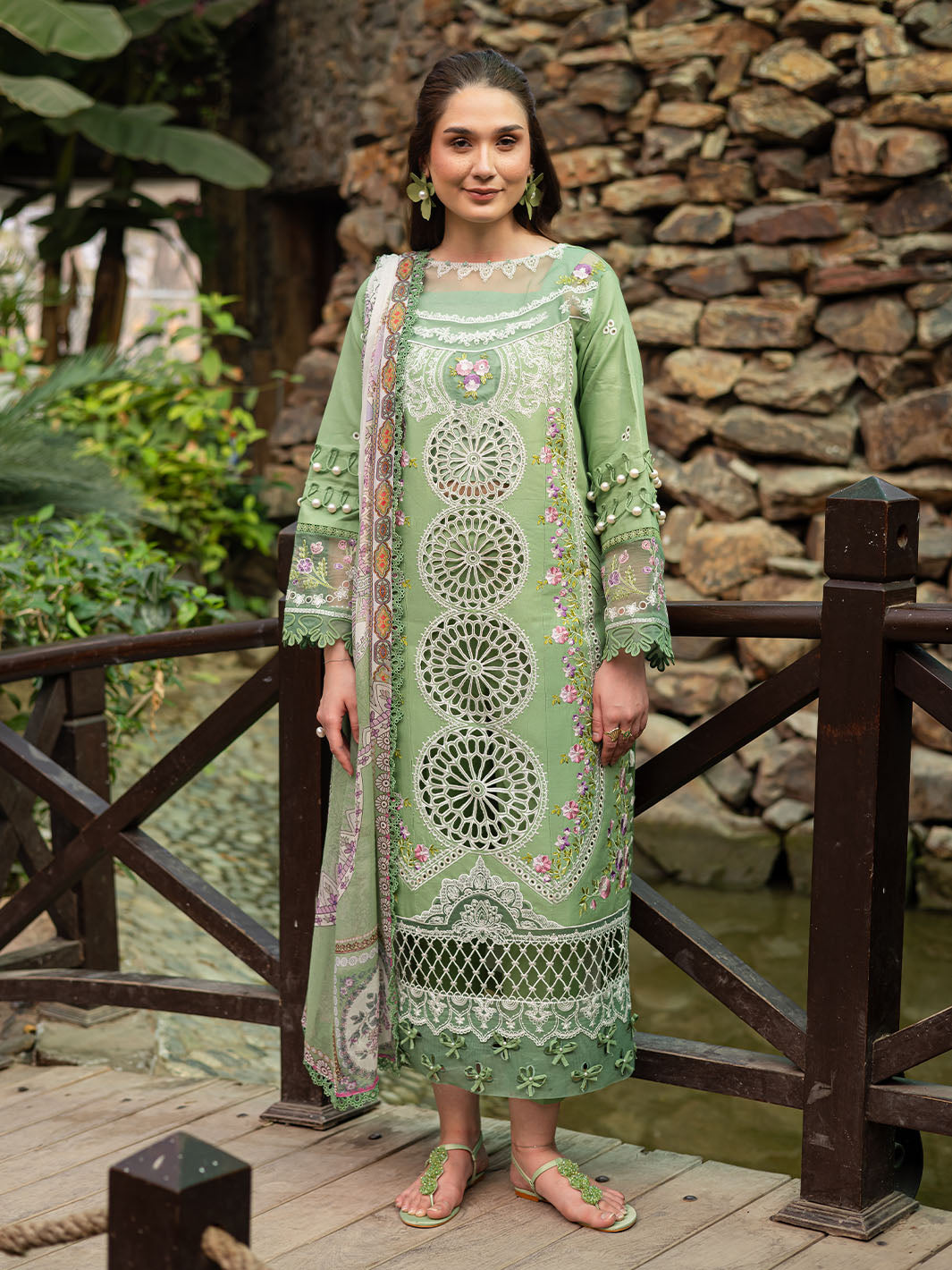 Parishay | Shangrila Luxury Lawn | SHR - 10 by Parishay - Designer Dress - Type: Ladies Clothes - Available at Libayah - 100% Original