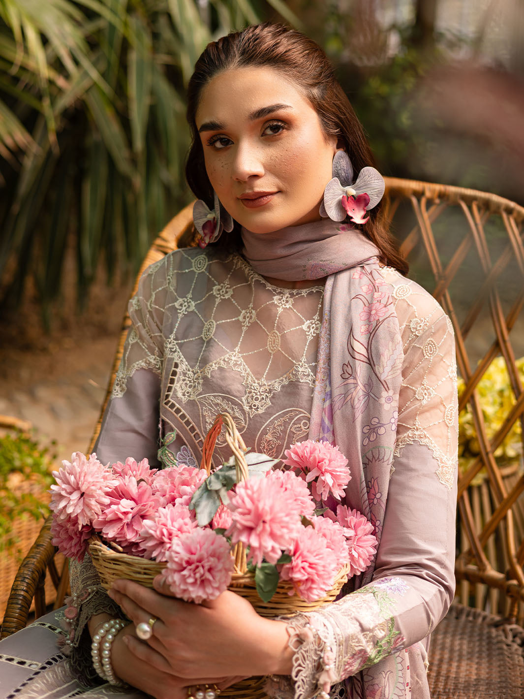 Parishay | Shangrila Luxury Lawn | SHR - 12 by Parishay - Designer Dress - Type: Ladies Clothes - Available at Libayah - 100% Original