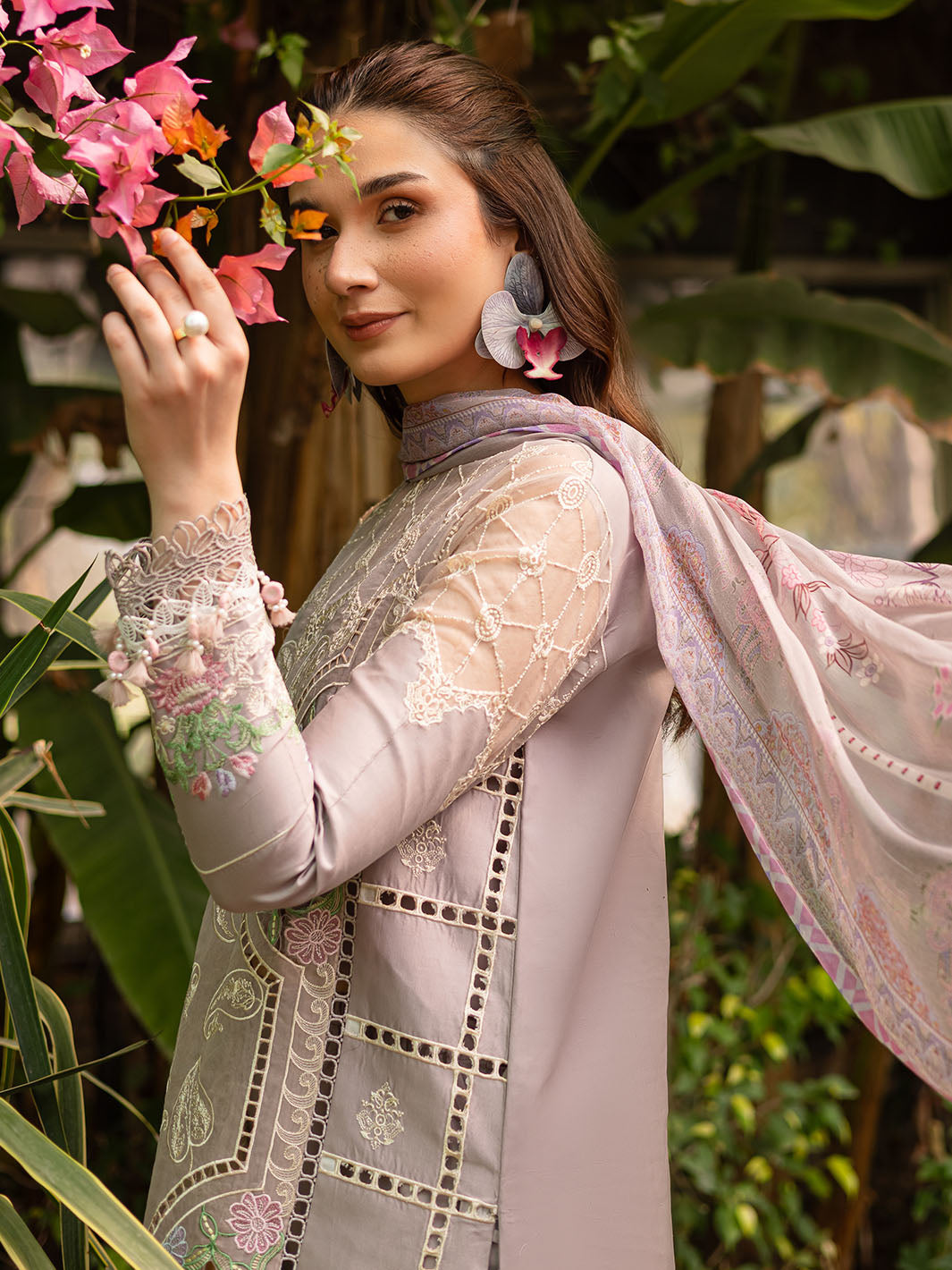 Parishay | Shangrila Luxury Lawn | SHR - 12 by Parishay - Designer Dress - Type: Ladies Clothes - Available at Libayah - 100% Original