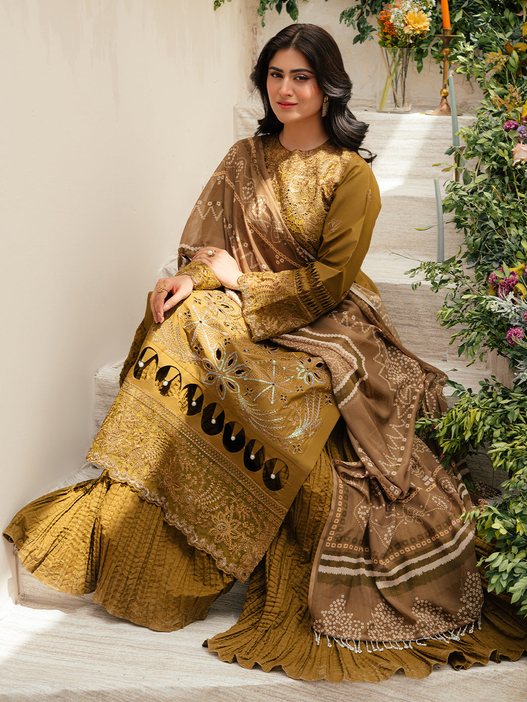 Mahnur | Allenura Luxury Lawn 24 | SIERRA by Mahnur - Designer Dress - Type: Ladies Clothes - Available at Libayah - 100% Original