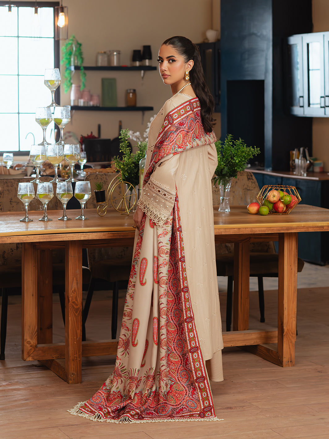 Mahnur | Stella Khaddar | SK-04B by Mahnur - Designer Dress - Type: Luxury - Available at Libayah - 100% Original