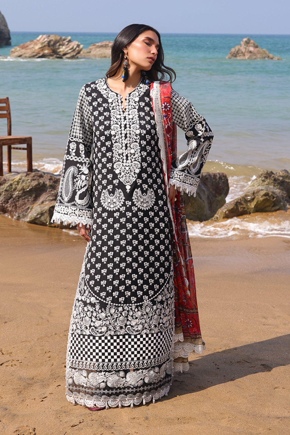 Imrozia Premium | Hania Luxury Lawn 25 | SL 75 Anoud by Imrozia Premium - Designer Dress - Type: Ladies Clothes - Available at Libayah - 100% Original