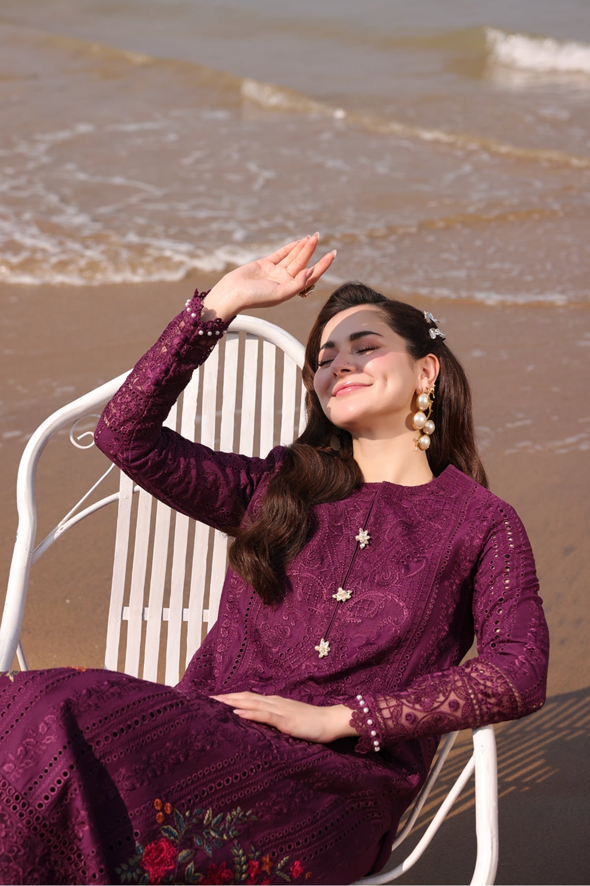 Imrozia Premium | Hania Luxury Lawn 25 | SL 77 Izaan by Imrozia Premium - Designer Dress - Type: Ladies Clothes - Available at Libayah - 100% Original