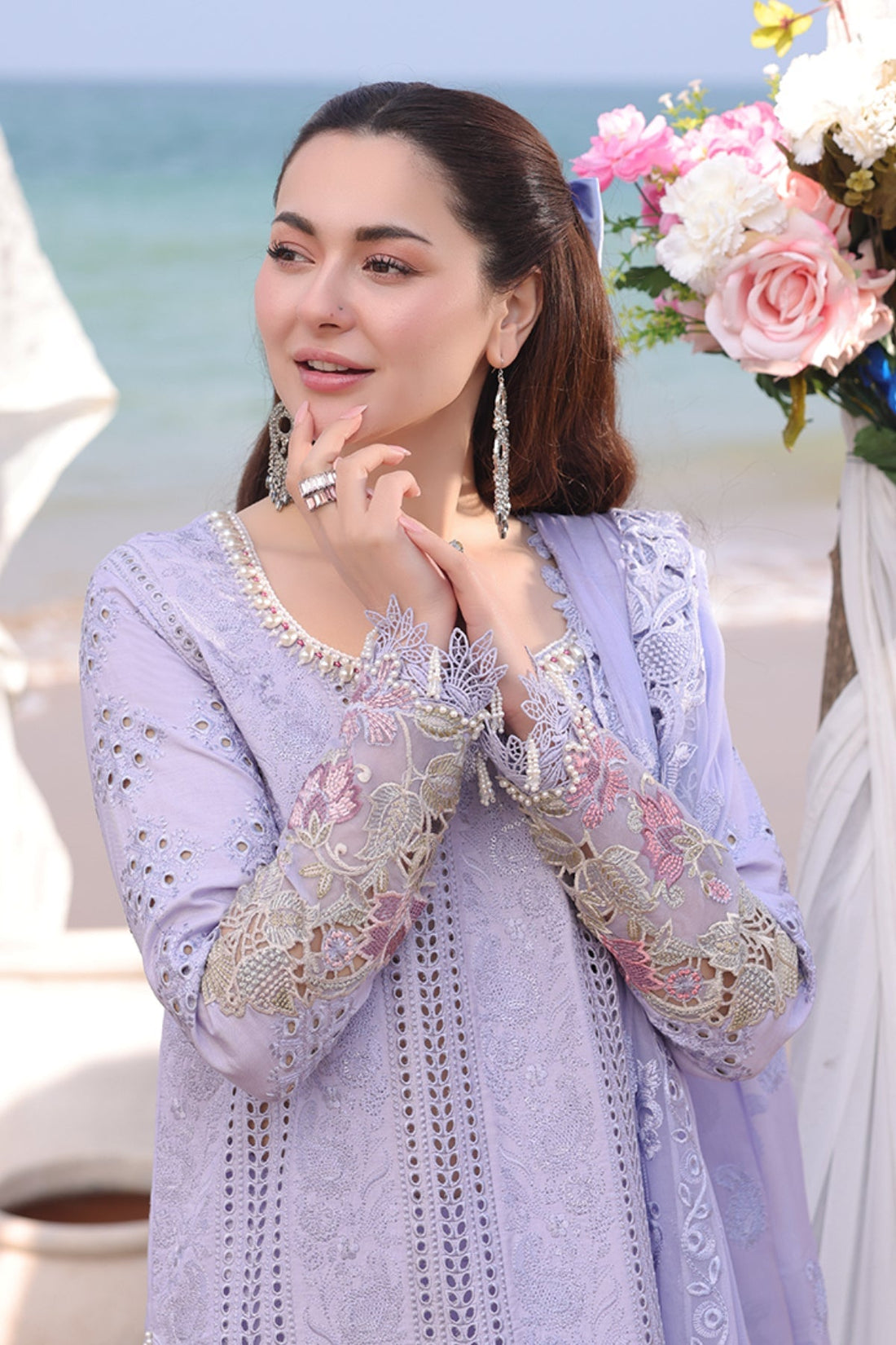 Imrozia Premium | Hania Luxury Lawn 25 | SL 78 Feeha by Imrozia Premium - Designer Dress - Type: Ladies Clothes - Available at Libayah - 100% Original