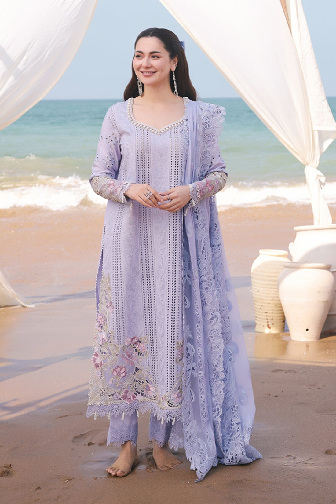 Imrozia Premium | Hania Luxury Lawn 25 | SL 78 Feeha by Imrozia Premium - Designer Dress - Type: Ladies Clothes - Available at Libayah - 100% Original