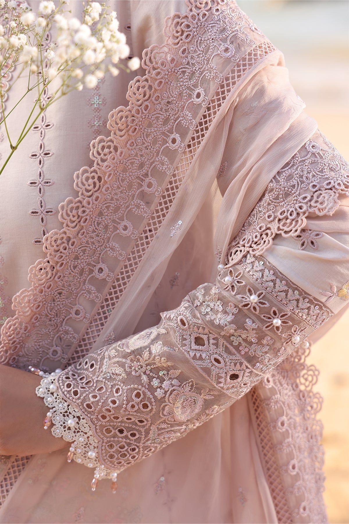 Imrozia Premium | Hania Luxury Lawn 25 | SL 79 Kiswa by Imrozia Premium - Designer Dress - Type: Ladies Clothes - Available at Libayah - 100% Original
