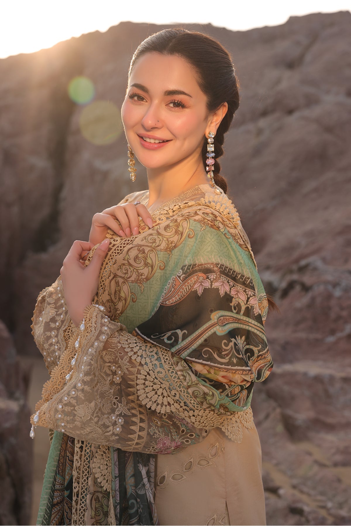 Imrozia Premium | Hania Luxury Lawn 25 | SL 83 Ayzal by Imrozia Premium - Designer Dress - Type: Ladies Clothes - Available at Libayah - 100% Original