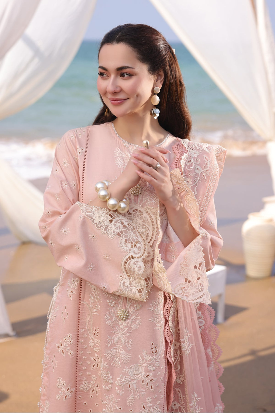 Imrozia Premium | Hania Luxury Lawn 25 | SL 84 Amaya by Imrozia Premium - Designer Dress - Type: Ladies Clothes - Available at Libayah - 100% Original