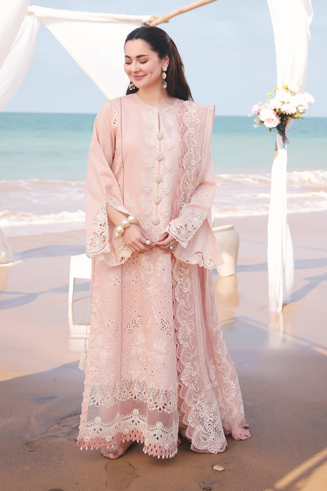 Imrozia Premium | Hania Luxury Lawn 25 | SL 84 Amaya by Imrozia Premium - Designer Dress - Type: Ladies Clothes - Available at Libayah - 100% Original