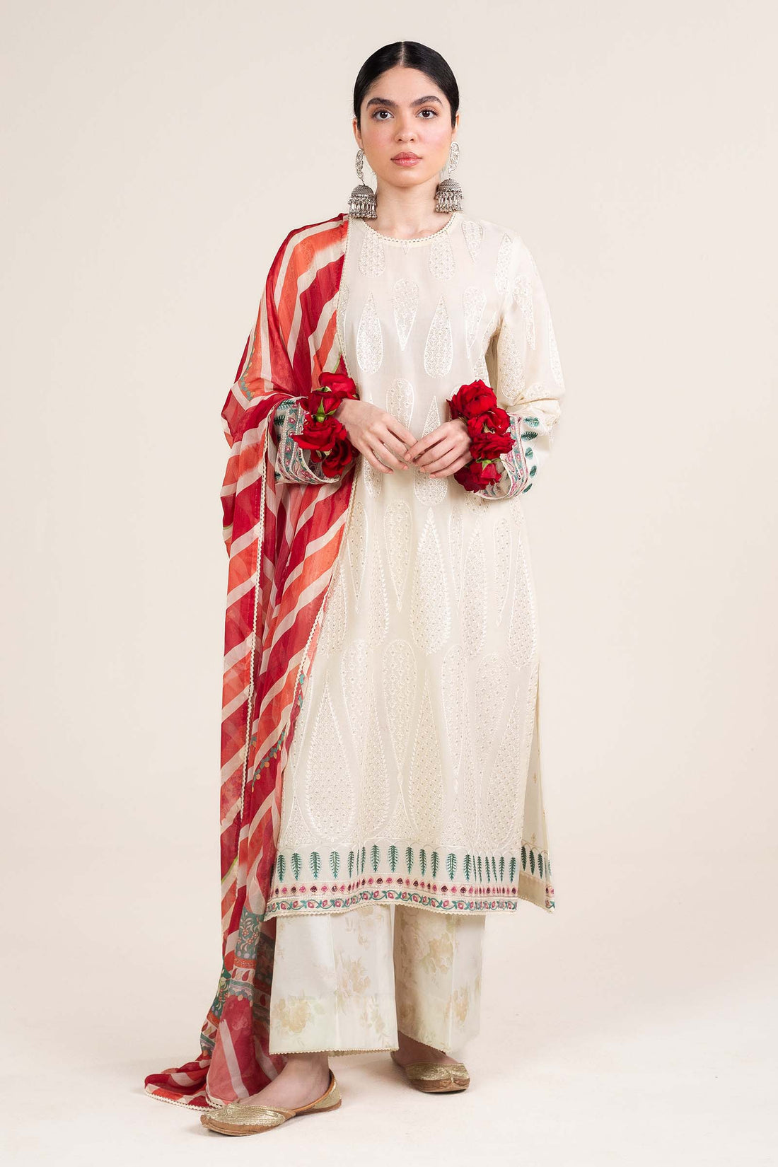 Zara Shahjahan | Stitched Lawn 24 | SL-AINA-8A by Zara Shahjahan - Designer Dress - Type: Ladies Clothes - Available at Libayah - 100% Original