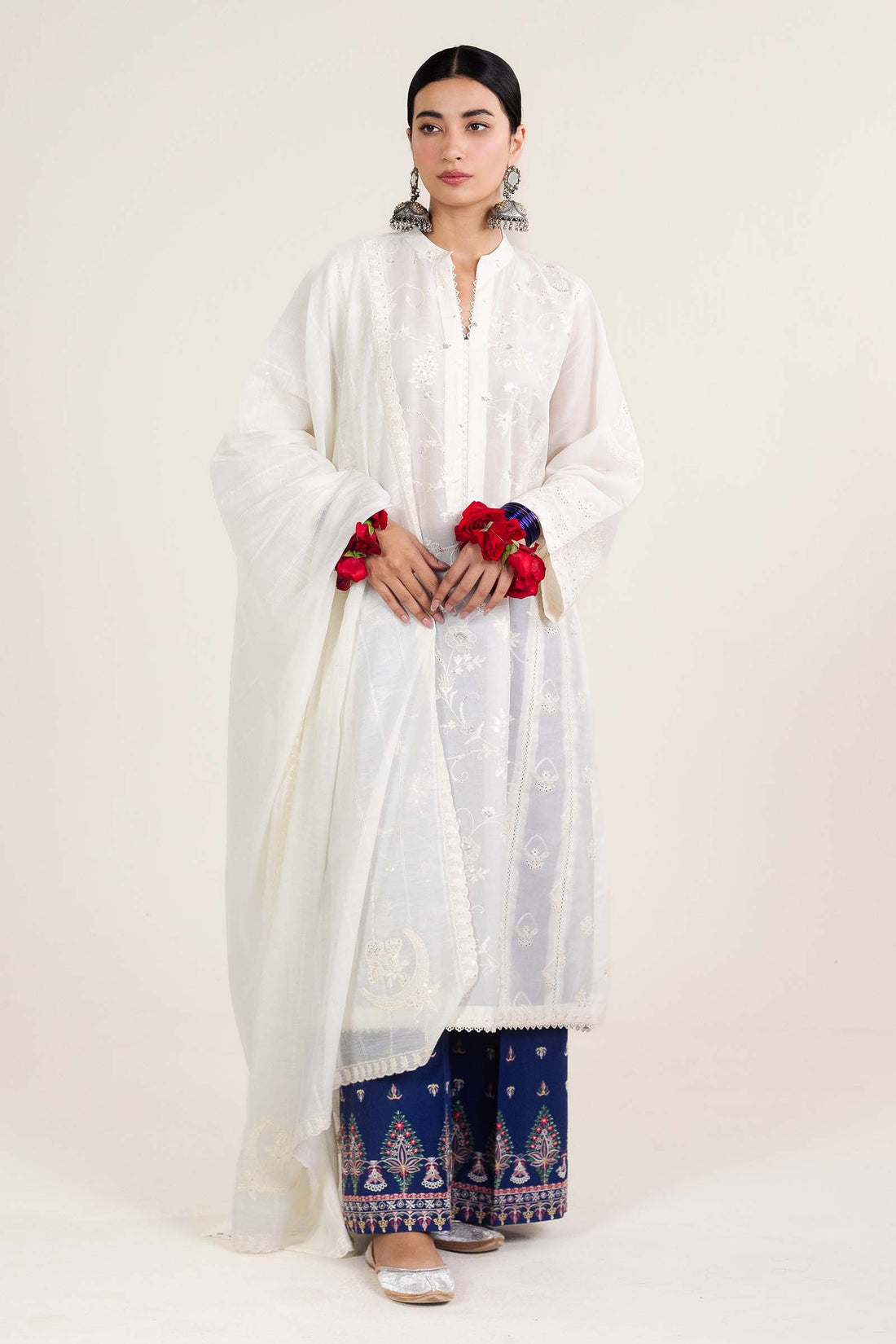 Zara Shahjahan | Stitched Lawn 24 | SL-DEENA-12B by Zara Shahjahan - Designer Dress - Type: Ladies Clothes - Available at Libayah - 100% Original