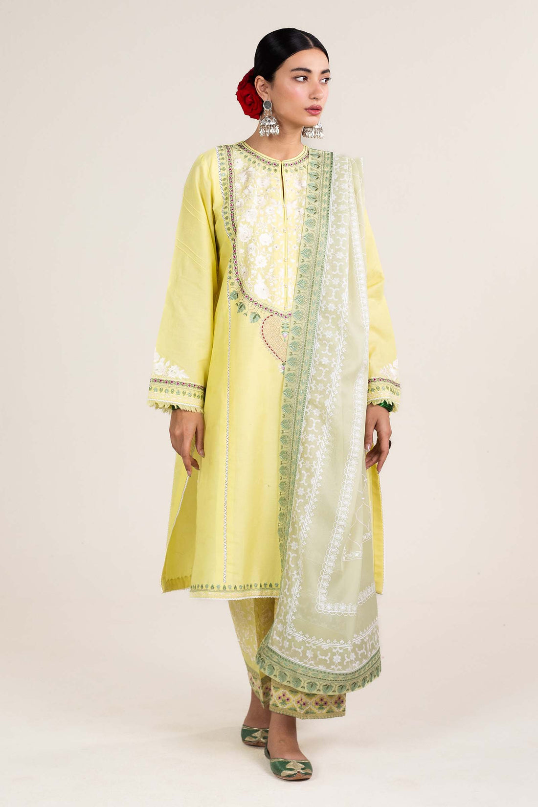 Zara Shahjahan | Stitched Lawn 24 | SL-DILARA-15A by Zara Shahjahan - Designer Dress - Type: Ladies Clothes - Available at Libayah - 100% Original