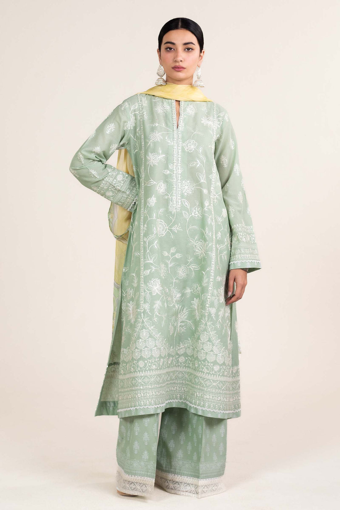 Zara Shahjahan | Stitched Lawn 24 | SL-MAHI-1B by Zara Shahjahan - Designer Dress - Type: Ladies Clothes - Available at Libayah - 100% Original
