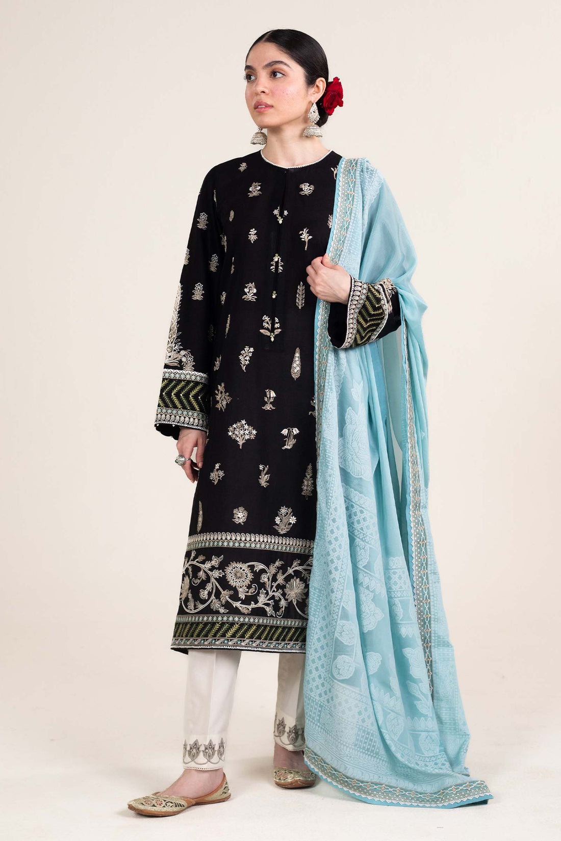 Zara Shahjahan | Stitched Lawn 24 | SL-MYRA-14B by Zara Shahjahan - Designer Dress - Type: Ladies Clothes - Available at Libayah - 100% Original