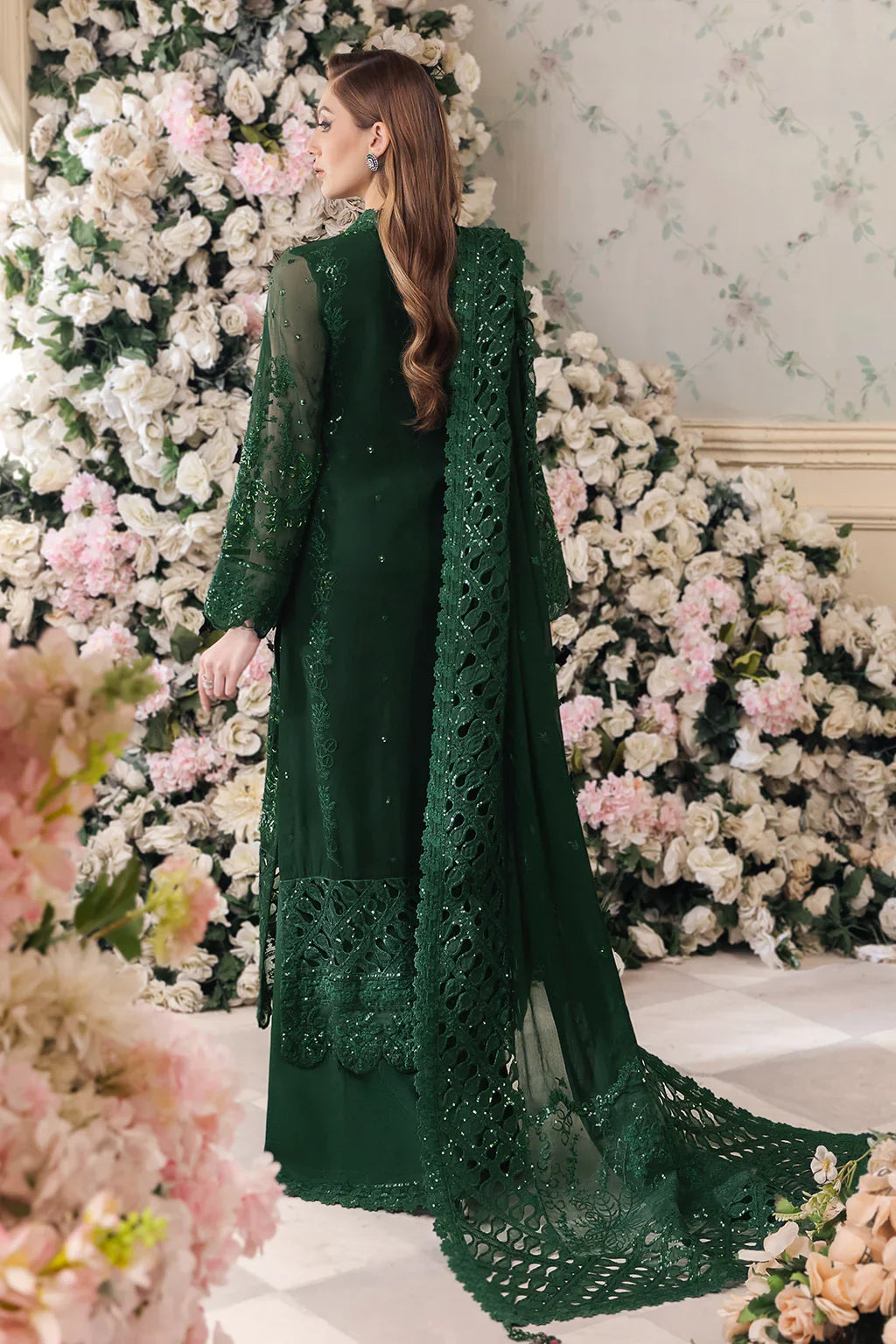 Saad Shaikh | Panache Luxury Chiffon 24 | Sabeen by Saad Shaikh - Designer Dress - Type: Ladies Clothes - Available at Libayah - 100% Original