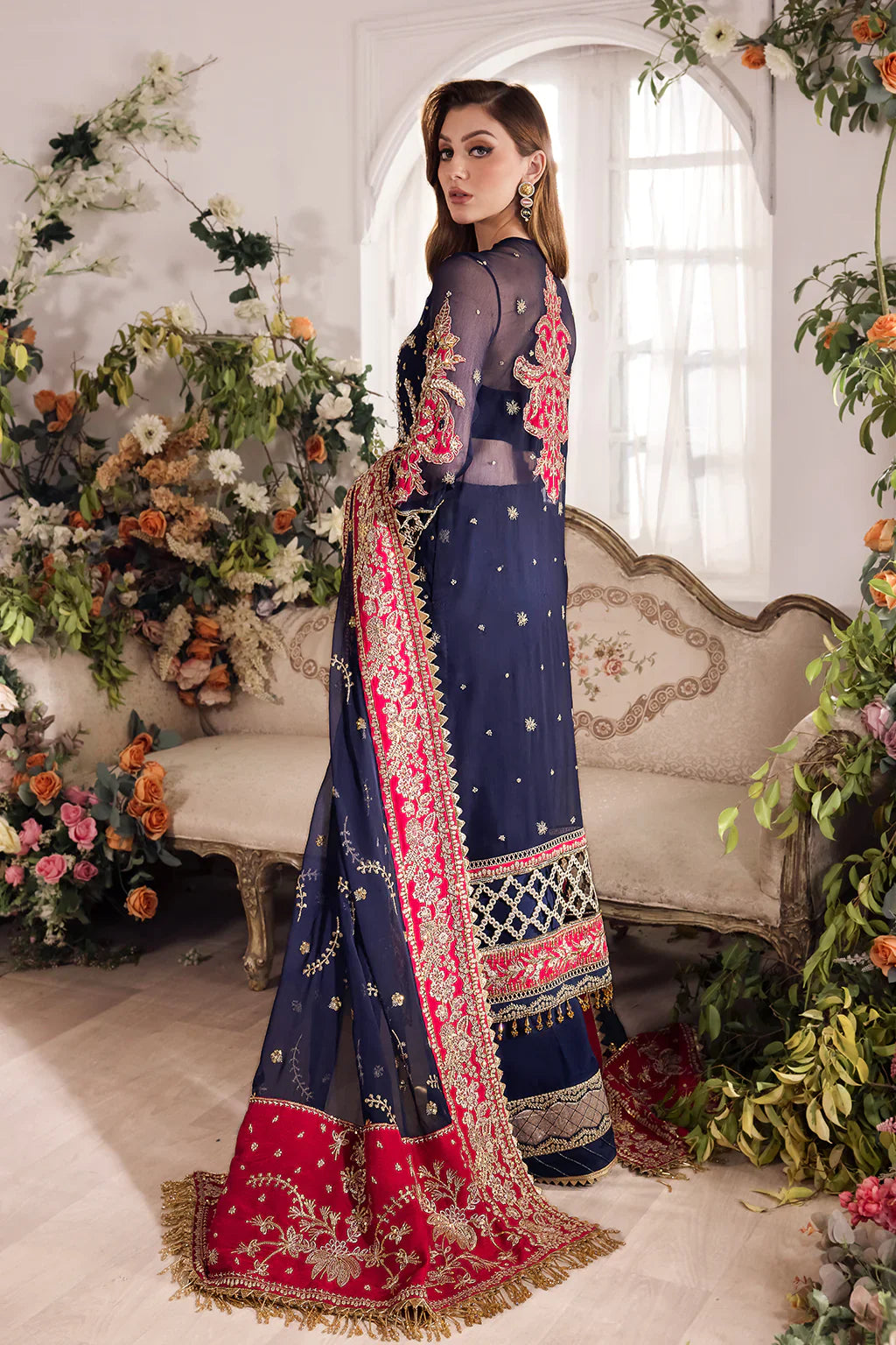 Saad Shaikh | Panache Luxury Chiffon 24 | Zofiya by Saad Shaikh - Designer Dress - Type: Ladies Clothes - Available at Libayah - 100% Original