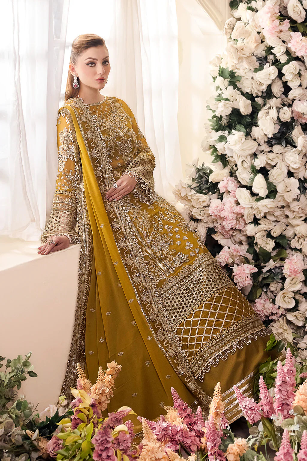 Saad Shaikh | Panache Luxury Chiffon 24 | Ramz by Saad Shaikh - Designer Dress - Type: Ladies Clothes - Available at Libayah - 100% Original