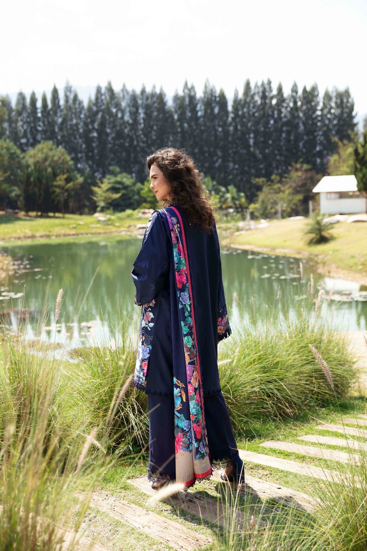 Sable Vogue | Luxury Lawn 24 | Blossom by Sable Vogue - Designer Dress - Type: Ladies Clothes - Available at Libayah - 100% Original