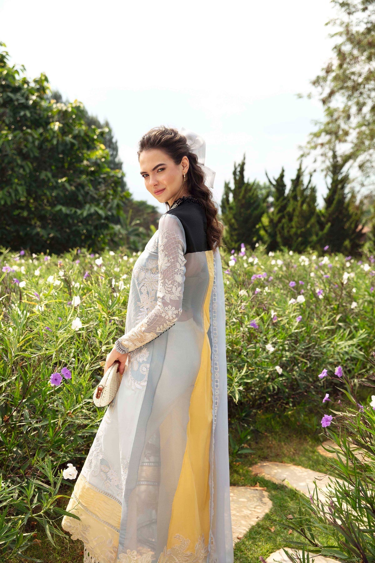 Sable Vogue | Luxury Lawn 24 | Leena by Sable Vogue - Designer Dress - Type: Ladies Clothes - Available at Libayah - 100% Original