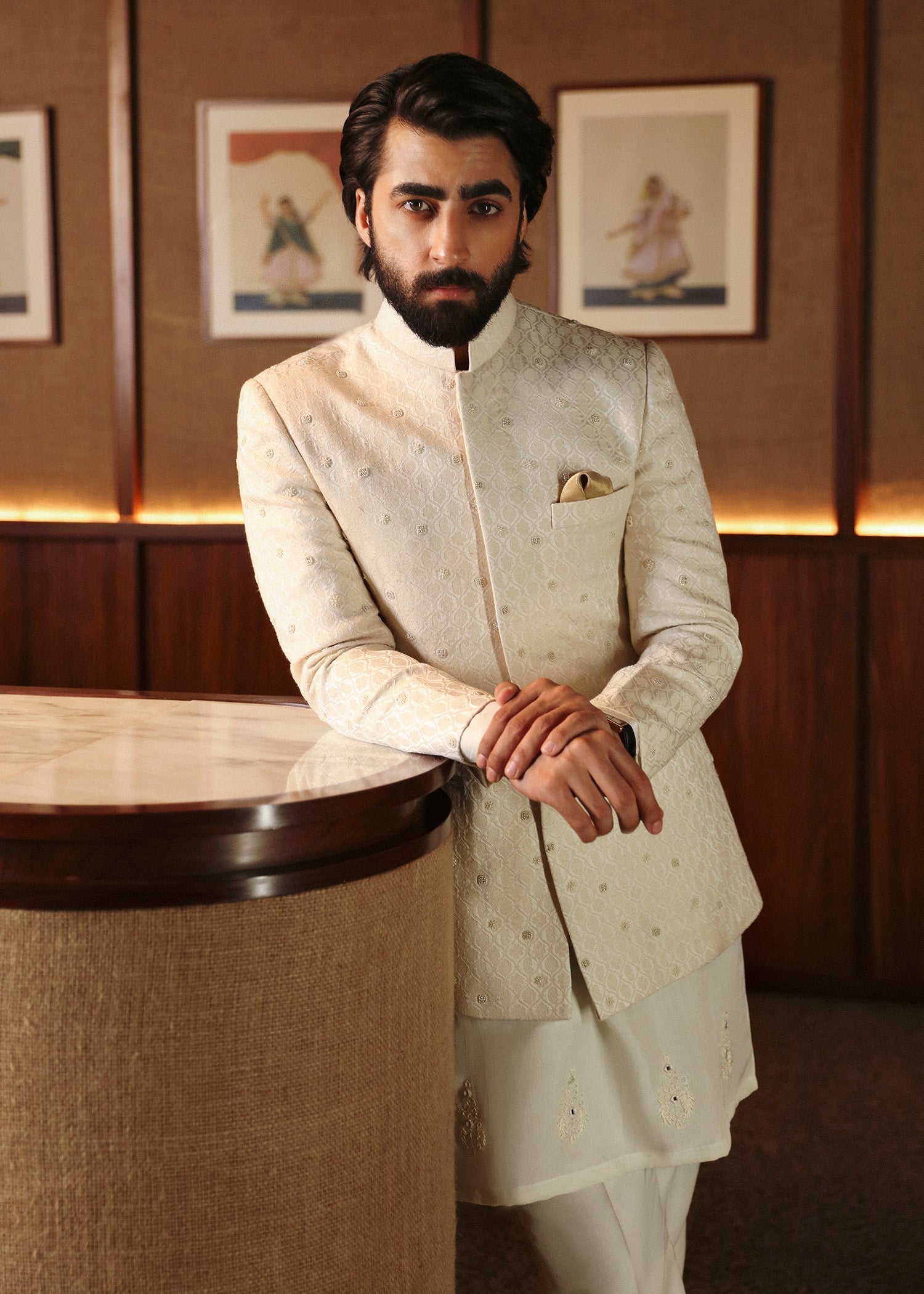 Pakistani Menswear | Sadaf Fawad Khan | Maaz by Sadaf Fawad Khan - Designer Dress - Type: Ladies Clothes - Available at Libayah - 100% Original