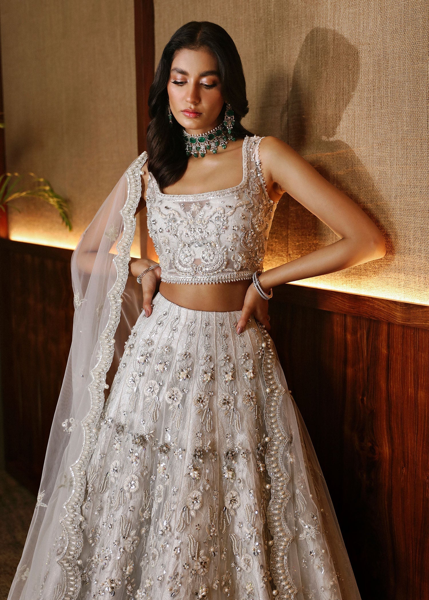 Sadaf Fawad Khan | Late Checkout at the Fred | Pearl River by Sadaf Fawad Khan - Designer Dress - Type: Ladies Clothes - Available at Libayah - 100% Original