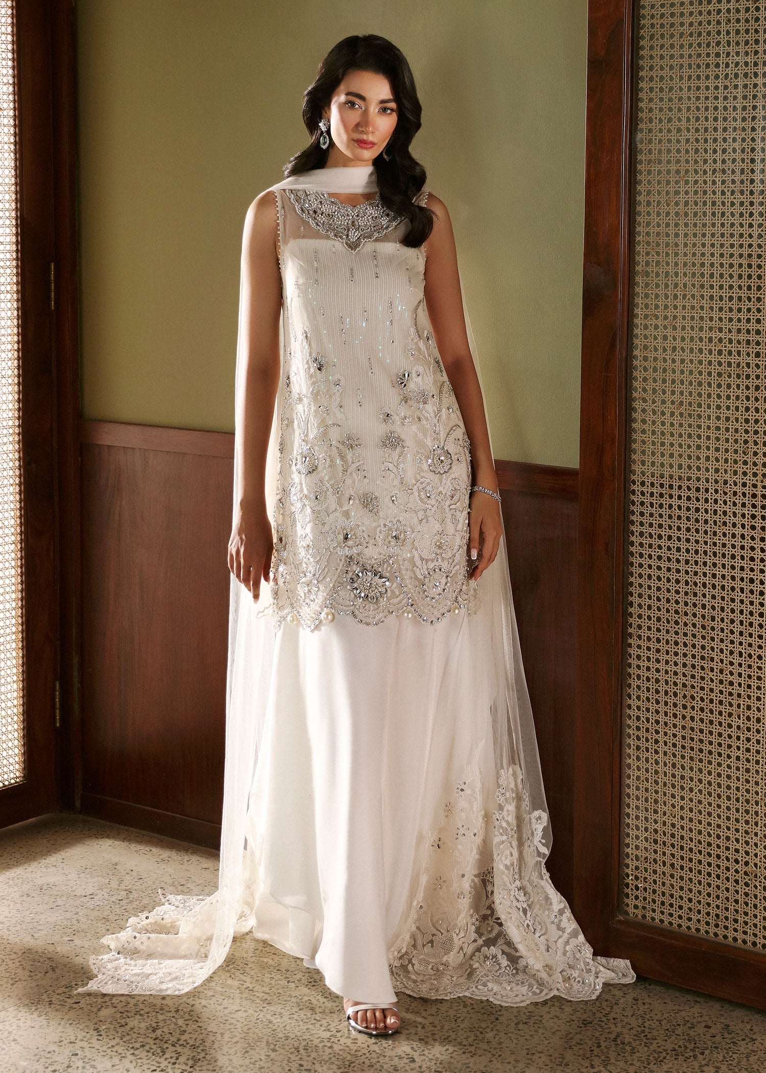 Sadaf Fawad Khan | Late Checkout at the Fred | Shyla by Sadaf Fawad Khan - Designer Dress - Type: Ladies Clothes - Available at Libayah - 100% Original