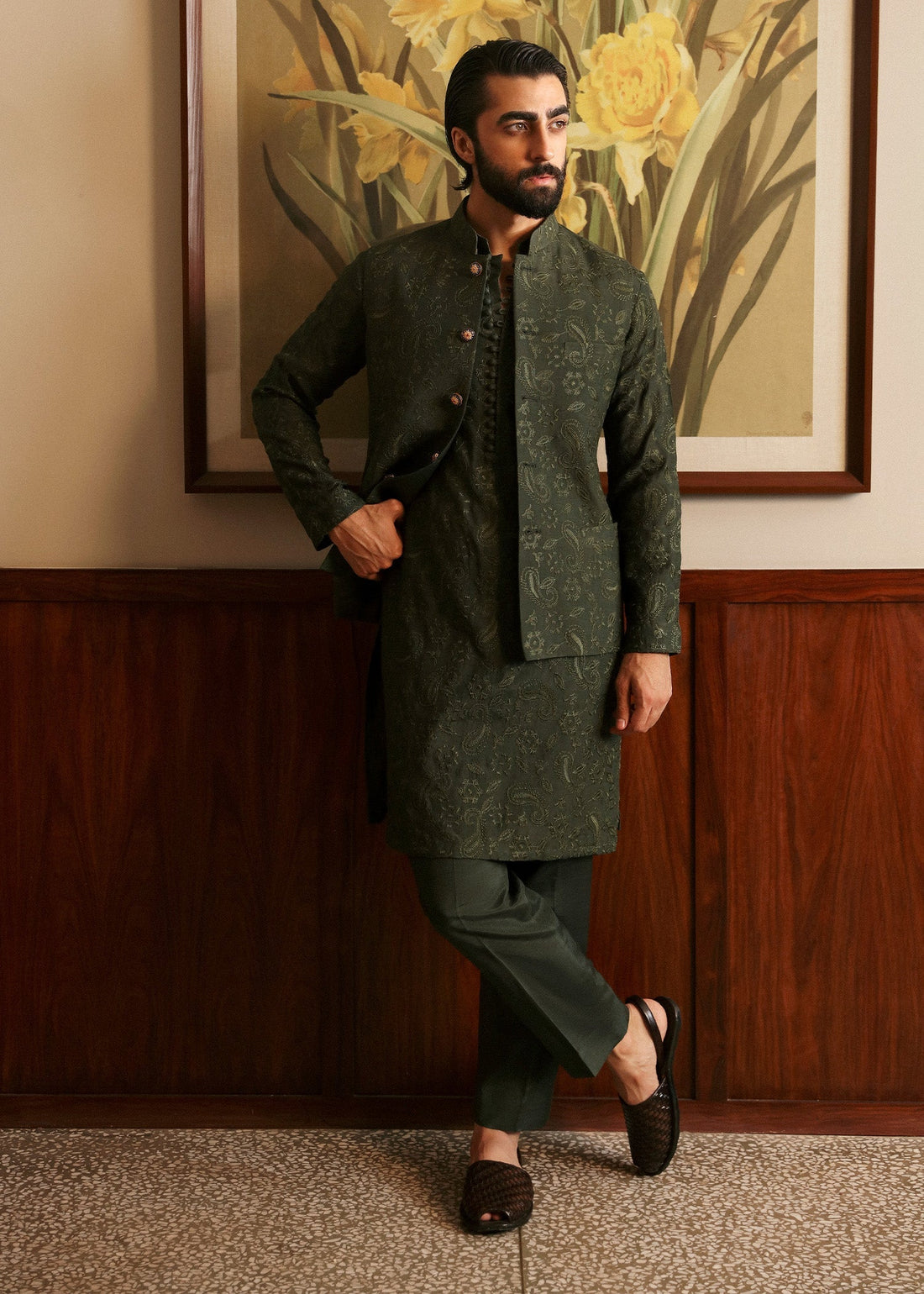 Pakistani Menswear | Sadaf Fawad Khan | Azlan by Sadaf Fawad Khan - Designer Dress - Type: Ladies Clothes - Available at Libayah - 100% Original