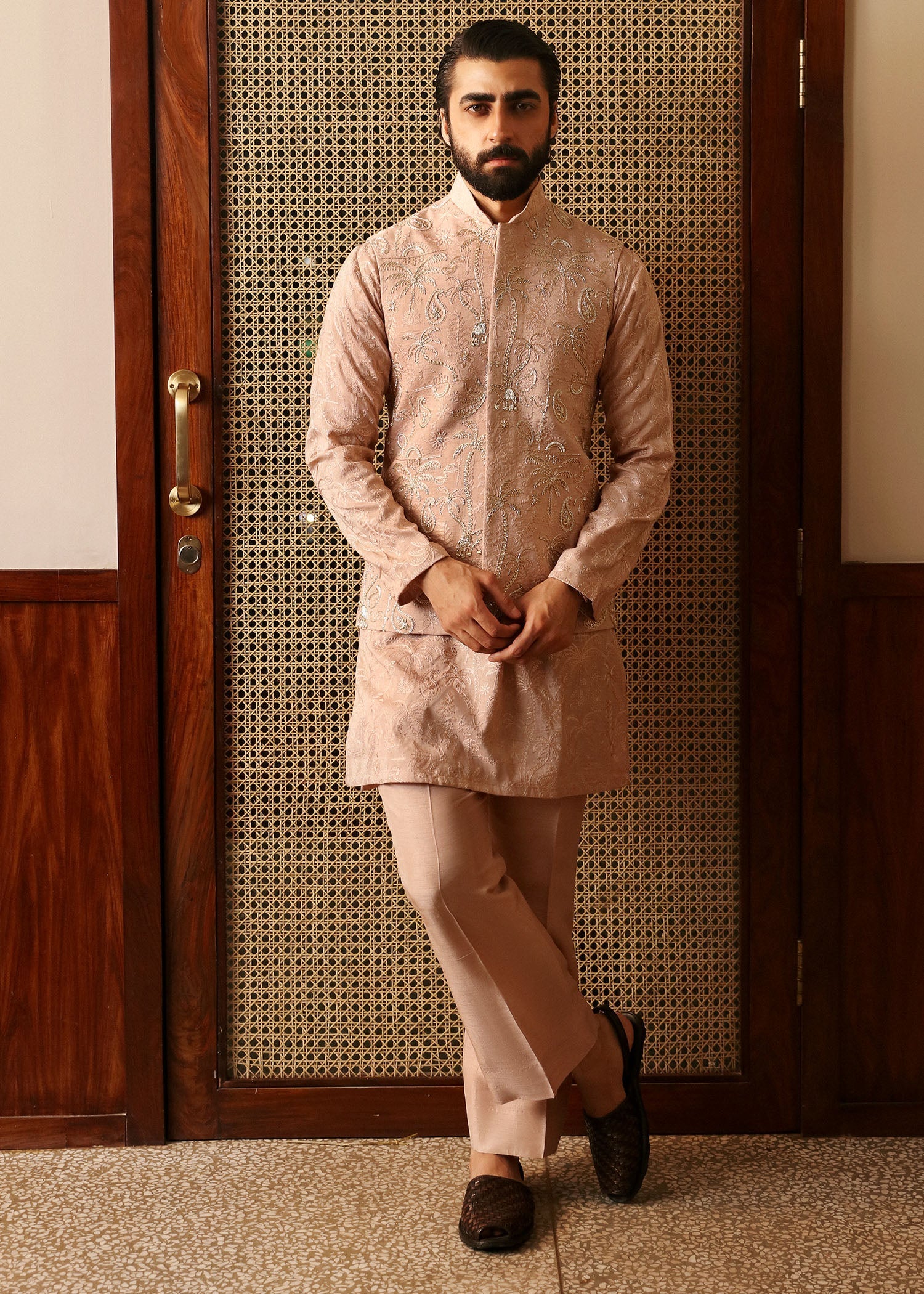 Pakistani Menswear | Sadaf Fawad Khan | Aahil by Sadaf Fawad Khan - Designer Dress - Type: MensWear - Available at Libayah - 100% Original
