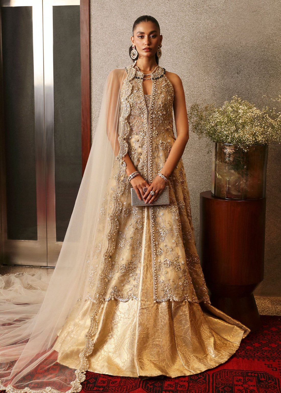 Sadaf Fawad Khan | Late Checkout at the Fred | Afra by Sadaf Fawad Khan - Designer Dress - Type: Ladies Clothes - Available at Libayah - 100% Original