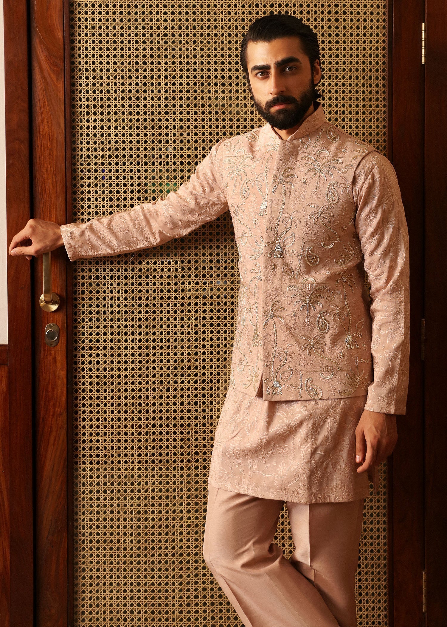 Pakistani Menswear | Sadaf Fawad Khan | Aahil by Sadaf Fawad Khan - Designer Dress - Type: MensWear - Available at Libayah - 100% Original