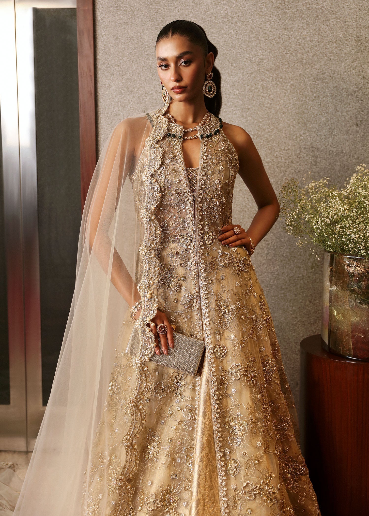 Sadaf Fawad Khan | Late Checkout at the Fred | Afra by Sadaf Fawad Khan - Designer Dress - Type: Ladies Clothes - Available at Libayah - 100% Original