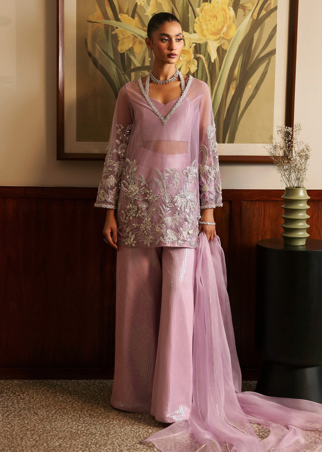 Sadaf Fawad Khan | Late Checkout at the Fred | Purple Charm by Sadaf Fawad Khan - Designer Dress - Type: Ladies Clothes - Available at Libayah - 100% Original