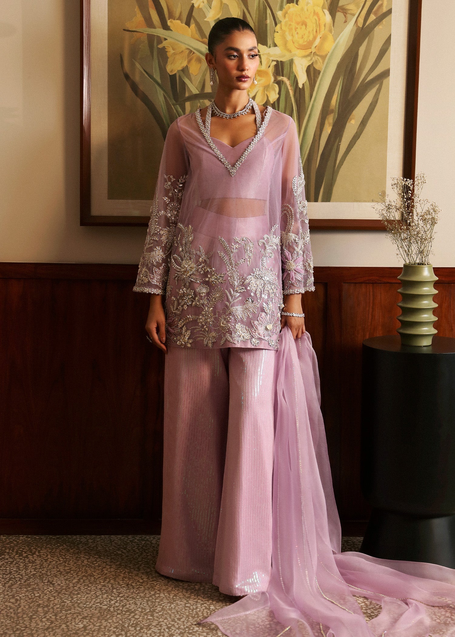 Sadaf Fawad Khan | Late Checkout at the Fred | Purple Charm by Sadaf Fawad Khan - Designer Dress - Type: Ladies Clothes - Available at Libayah - 100% Original