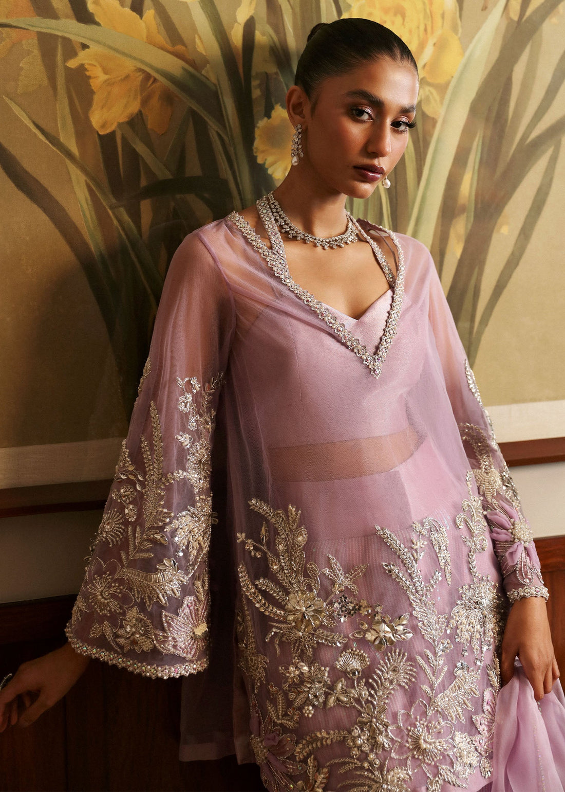 Sadaf Fawad Khan | Late Checkout at the Fred | Purple Charm by Sadaf Fawad Khan - Designer Dress - Type: Ladies Clothes - Available at Libayah - 100% Original