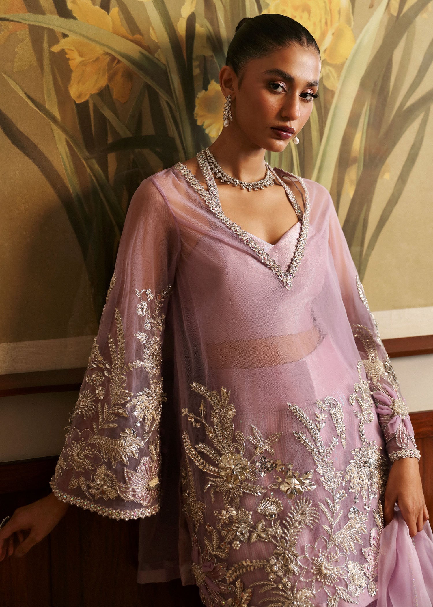 Sadaf Fawad Khan | Late Checkout at the Fred | Purple Charm by Sadaf Fawad Khan - Designer Dress - Type: Ladies Clothes - Available at Libayah - 100% Original