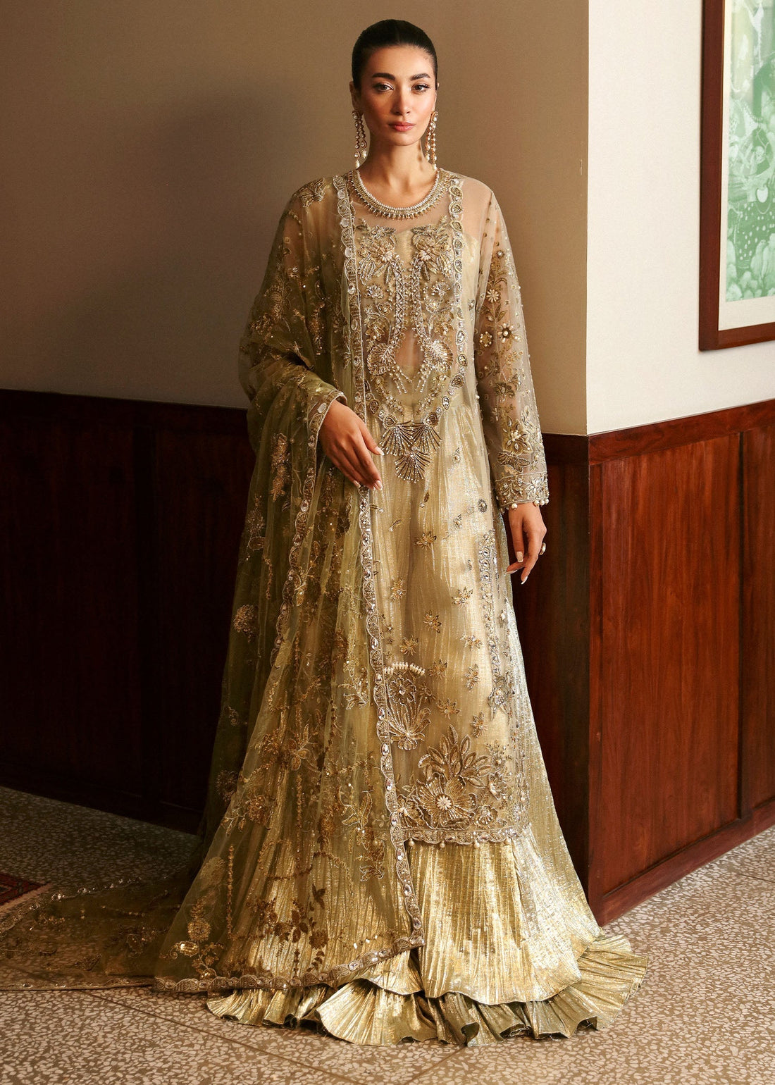 Sadaf Fawad Khan | Late Checkout at the Fred | Olea by Sadaf Fawad Khan - Designer Dress - Type: Ladies Clothes - Available at Libayah - 100% Original