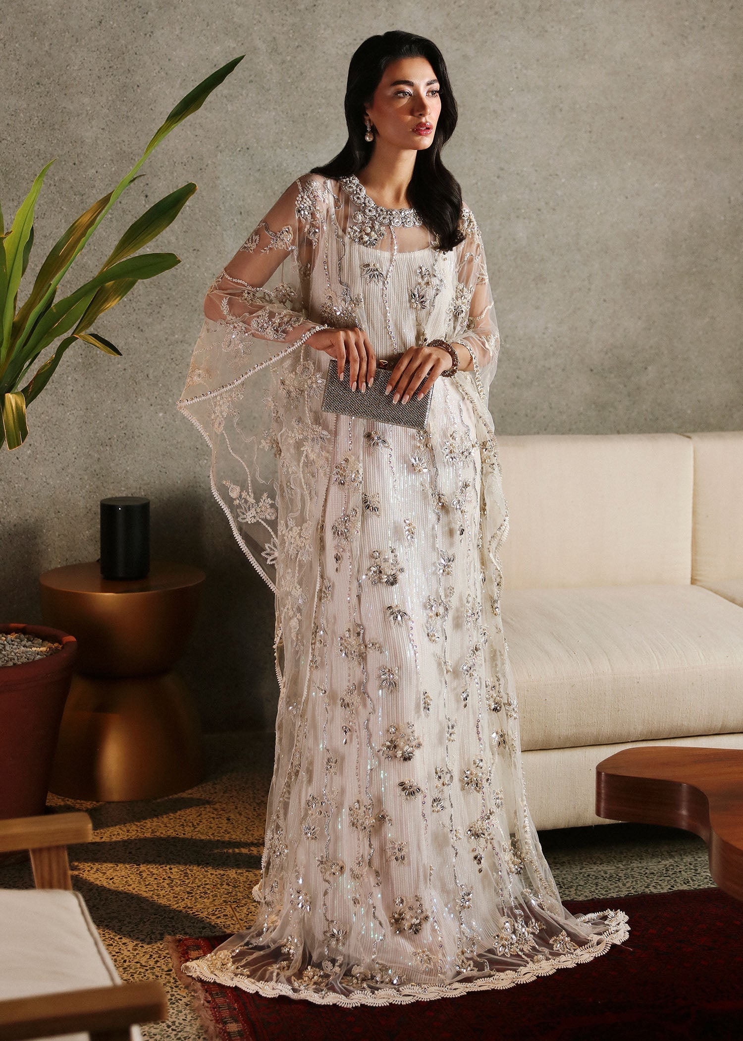 Sadaf Fawad Khan | Late Checkout at the Fred | Ellie by Sadaf Fawad Khan - Designer Dress - Type: Ladies Clothes - Available at Libayah - 100% Original