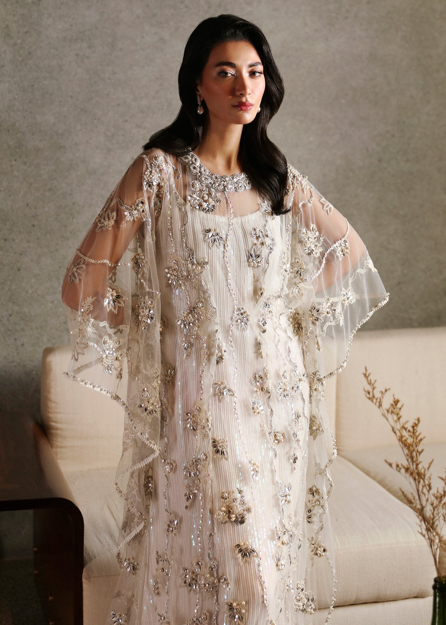 Sadaf Fawad Khan | Late Checkout at the Fred | Ellie by Sadaf Fawad Khan - Designer Dress - Type: Ladies Clothes - Available at Libayah - 100% Original