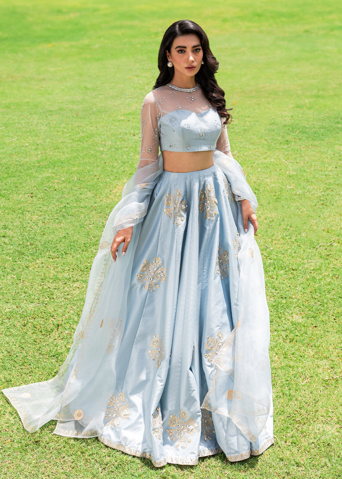 Sadaf Fawad Khan | Zinnia Festive Formals | Ahlah by Sadaf Fawad Khan - Designer Dress - Type: Ladies Clothes - Available at Libayah - 100% Original