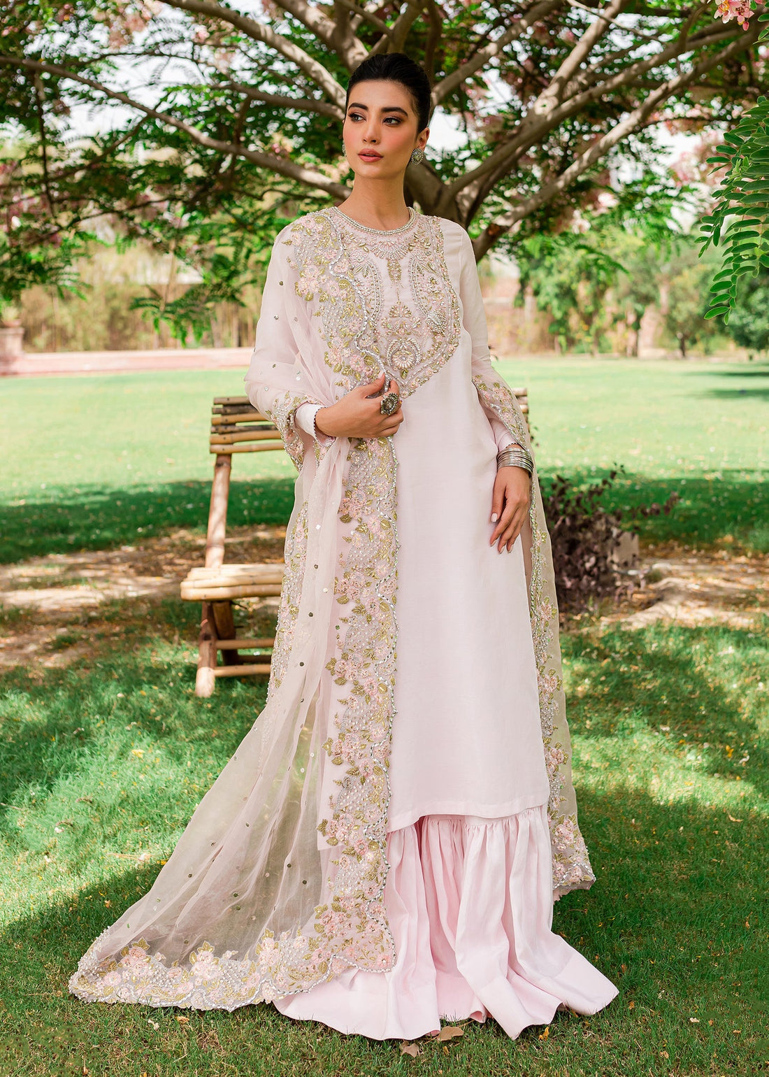 Sadaf Fawad Khan | Zinnia Festive Formals | Mehr by Sadaf Fawad Khan - Designer Dress - Type: Ladies Clothes - Available at Libayah - 100% Original