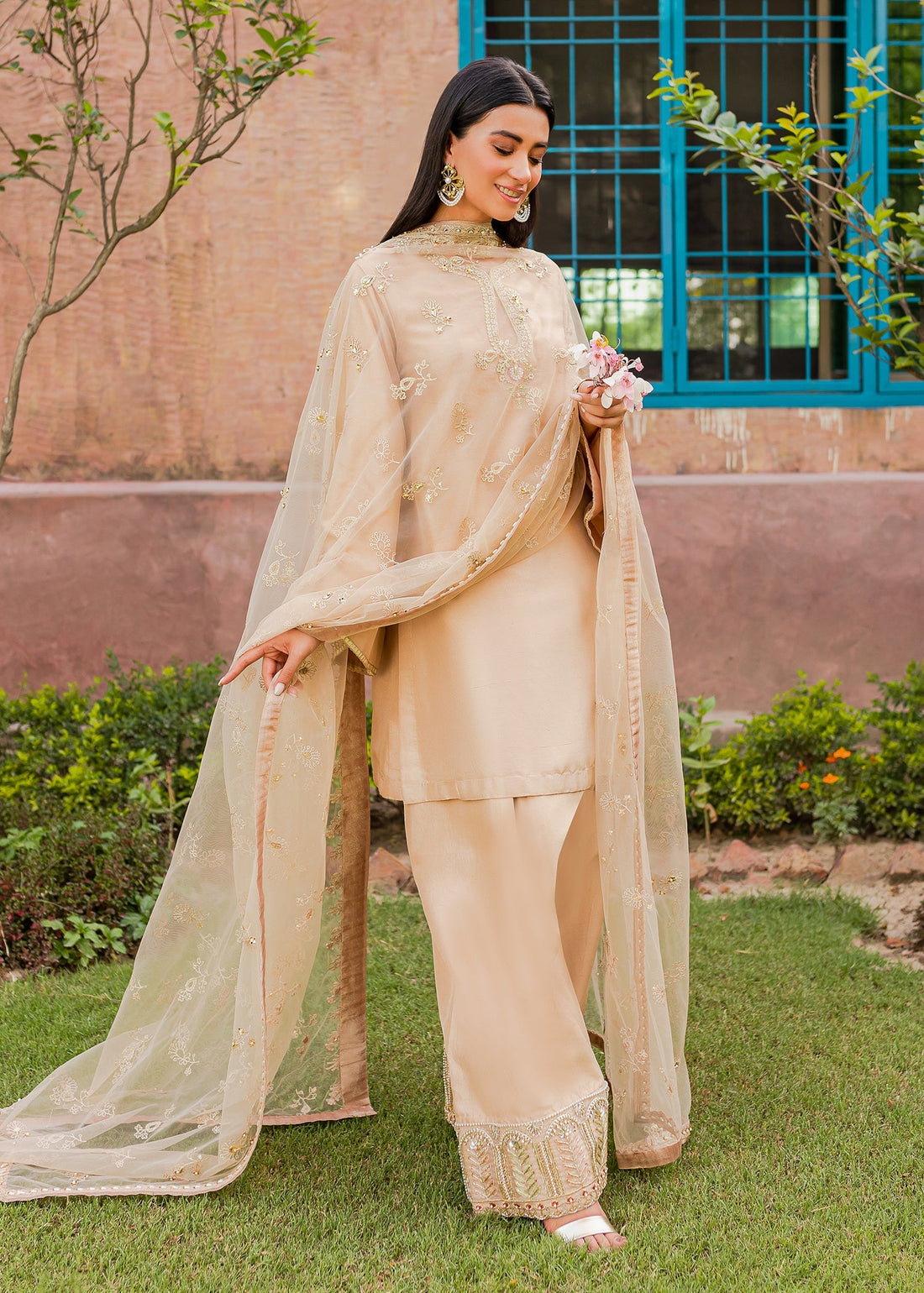 Sadaf Fawad Khan | Zinnia Festive Formals | Freya by Sadaf Fawad Khan - Designer Dress - Type: Ladies Clothes - Available at Libayah - 100% Original